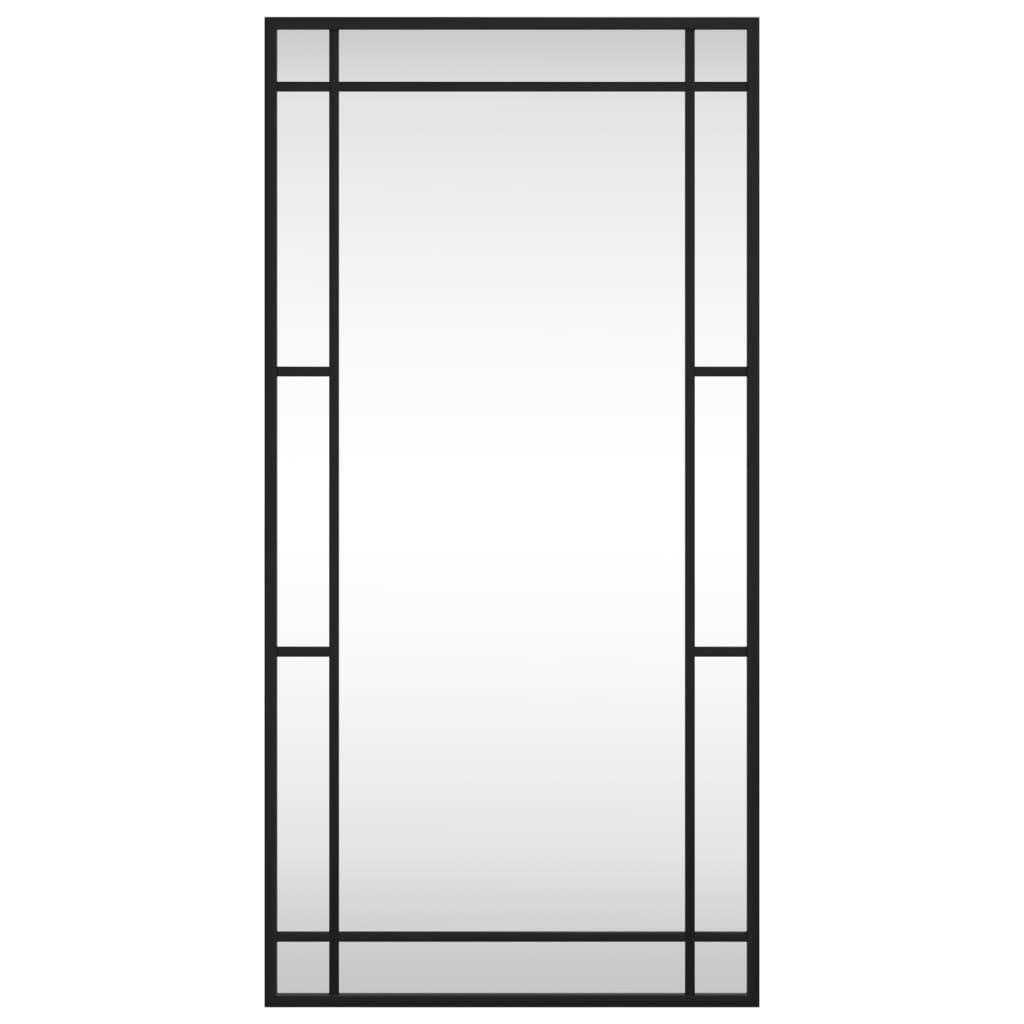 Vægspejl 40x80 cm rektangulært jern sort
