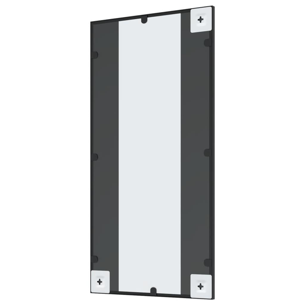 Vægspejl 40x80 cm rektangulært jern sort