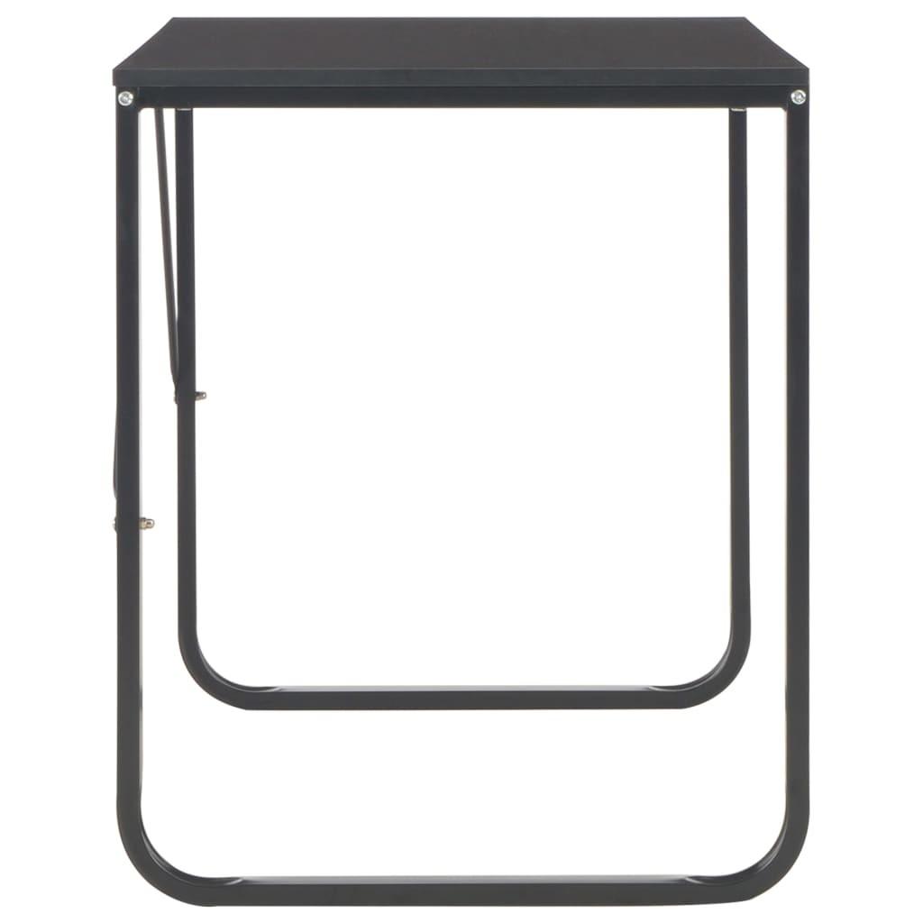 Computerbord 120x60x73 cm sort