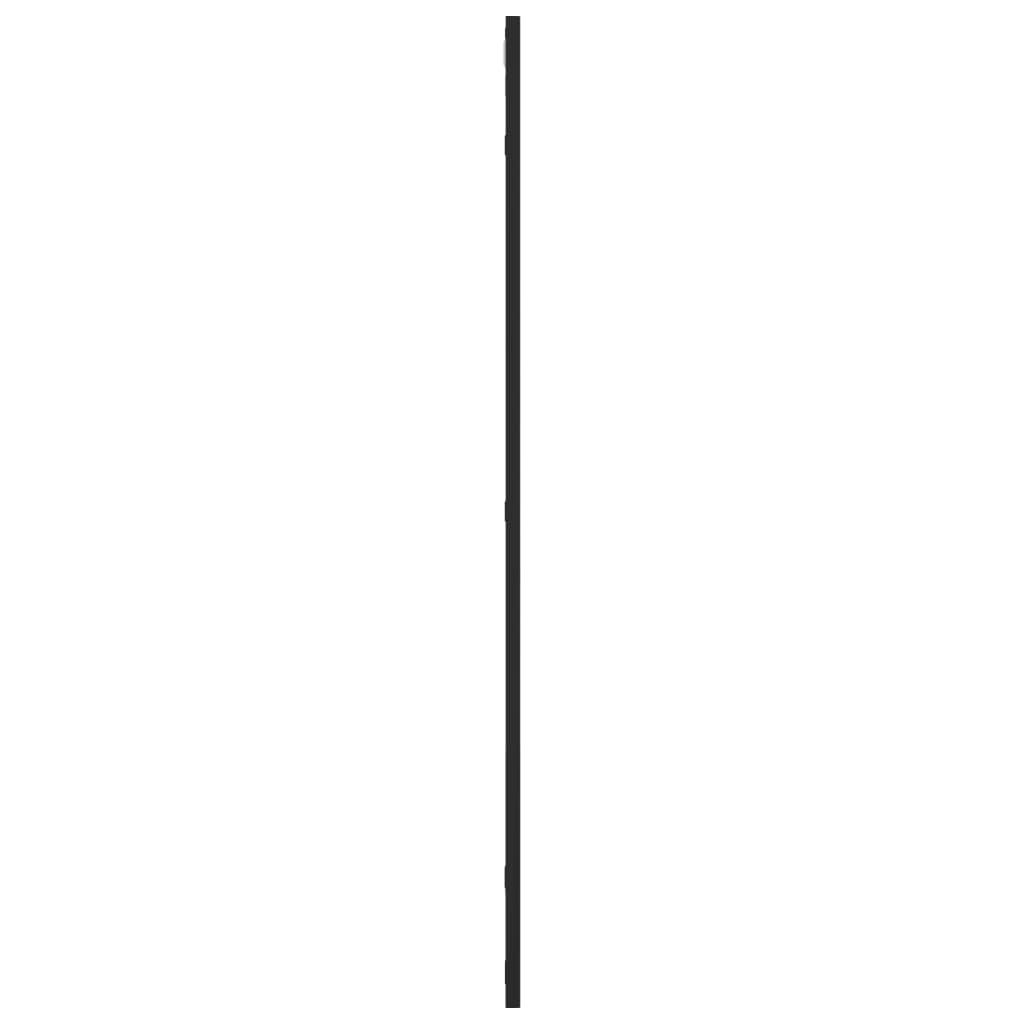 Vægspejl 50x100 cm rektangulært jern sort