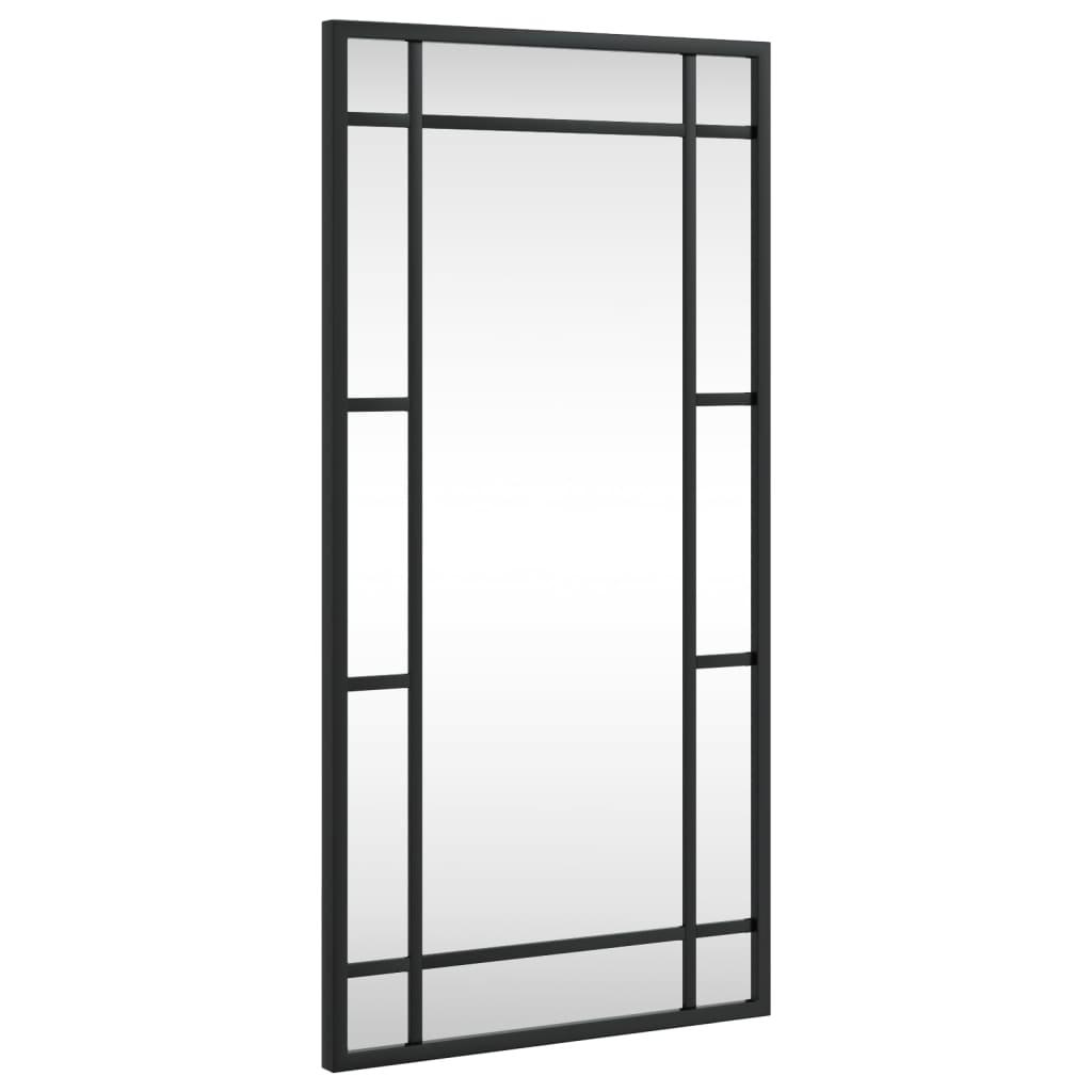 Vægspejl 30x60 cm rektangulært jern sort