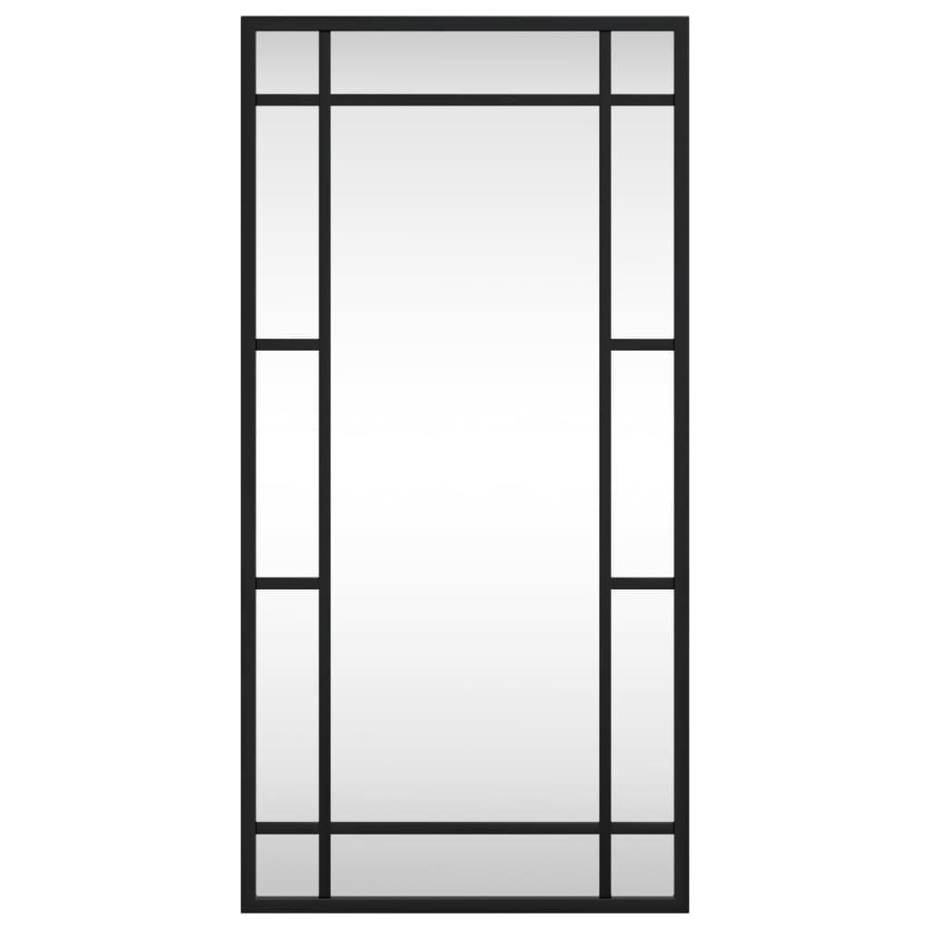 Vægspejl 30x60 cm rektangulært jern sort