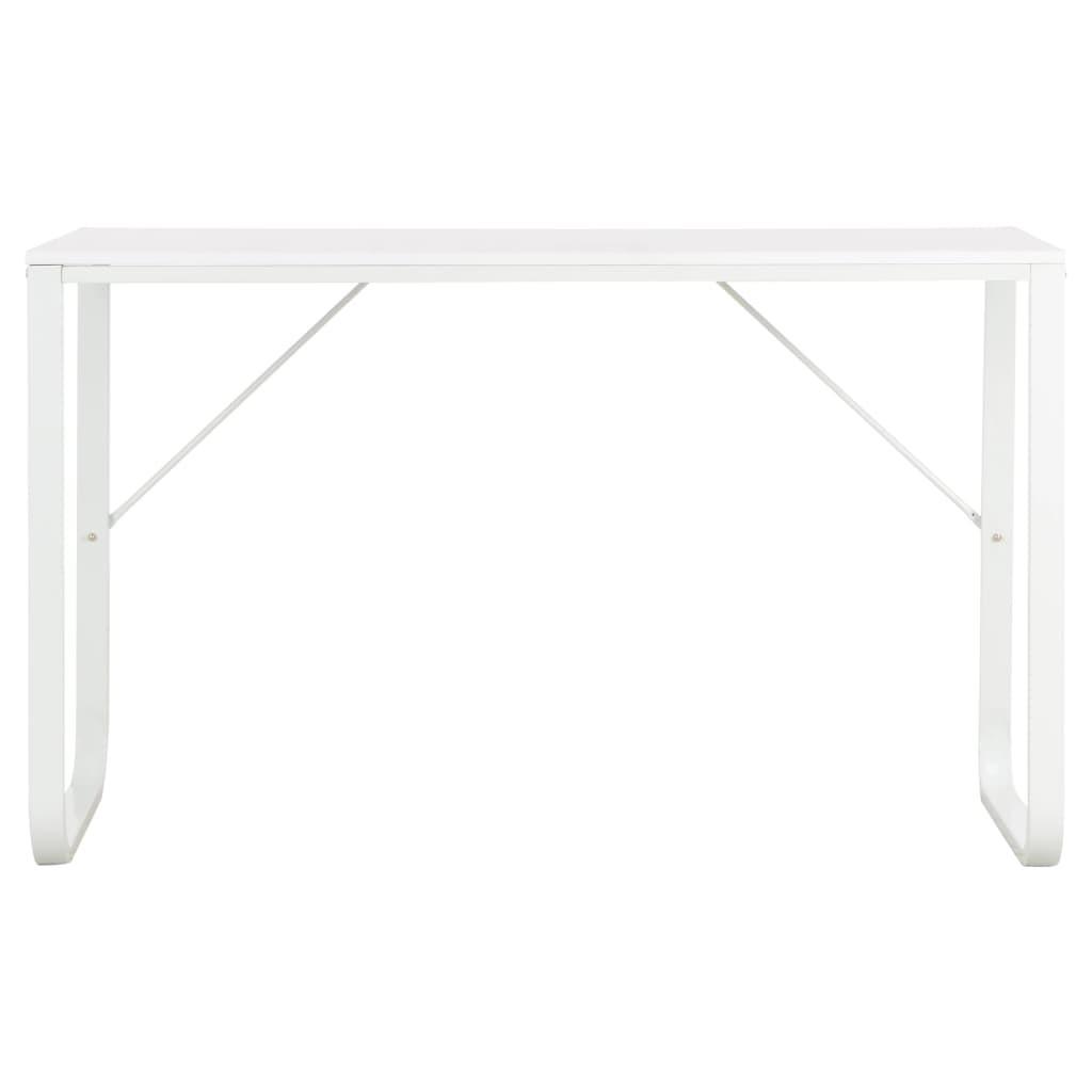 Computerbord 120x60x73 cm hvid