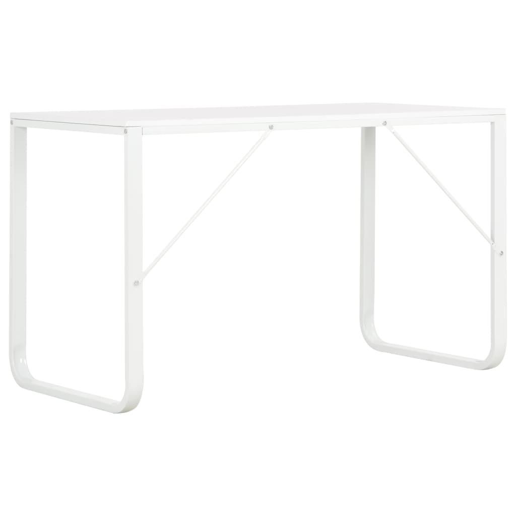 Computerbord 120x60x73 cm hvid