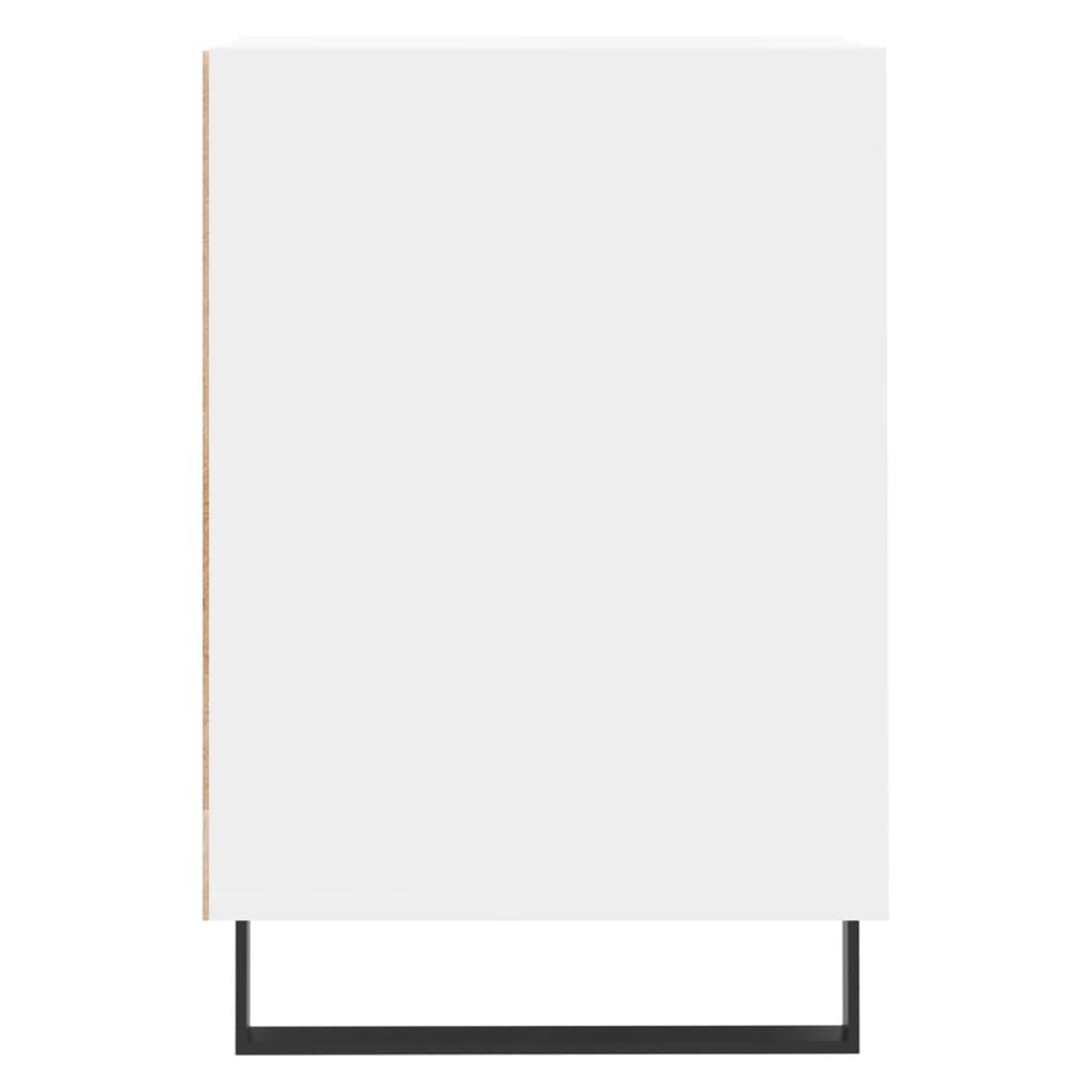 Tv-bord 100x35x55 cm konstrueret træ hvid