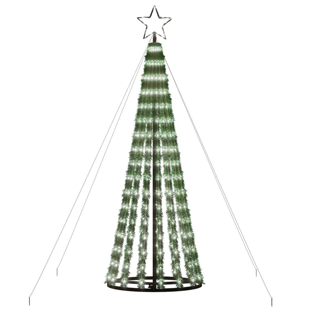 LED-juletræ 275 LED'er 180 cm koldt hvidt lys