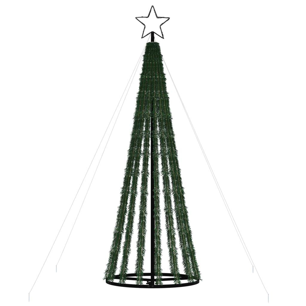 LED-juletræ 275 LED'er 180 cm koldt hvidt lys