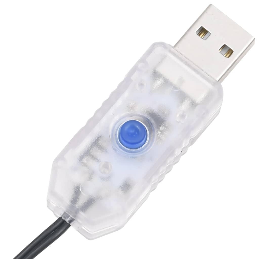 LED-juletræ 275 LED'er 180 cm koldt hvidt lys
