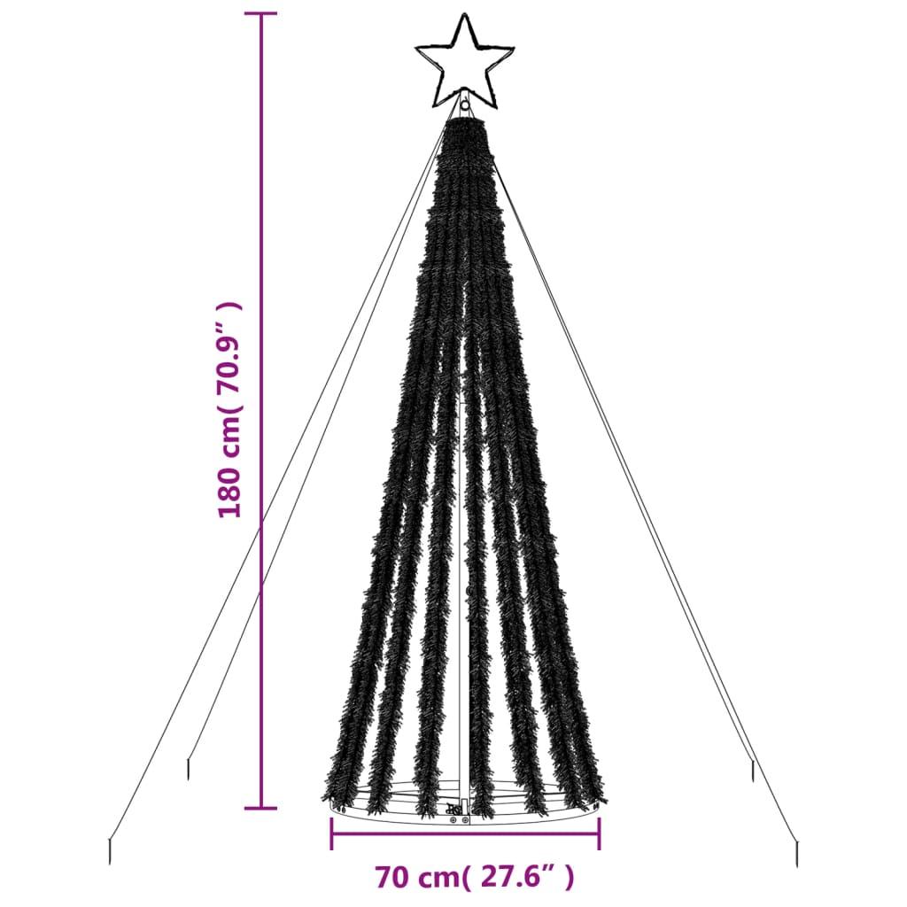 LED-juletræ 275 LED'er 180 cm koldt hvidt lys