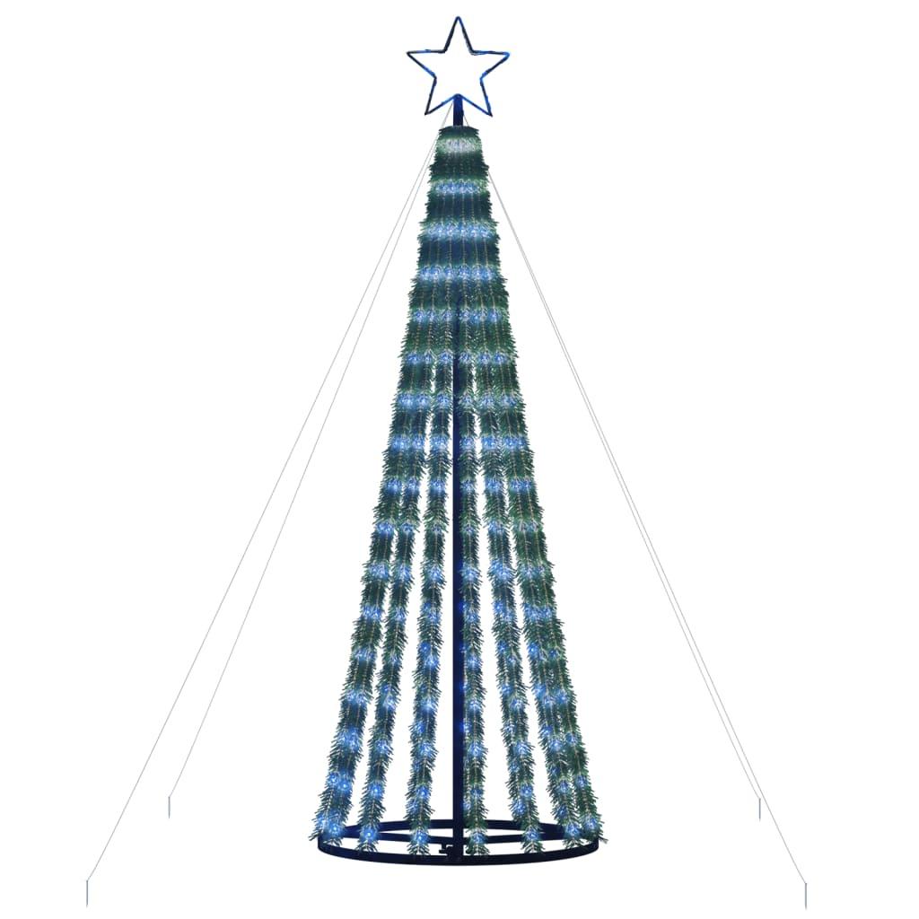 LED-juletræ 275 LED'er 180 cm blåt lys
