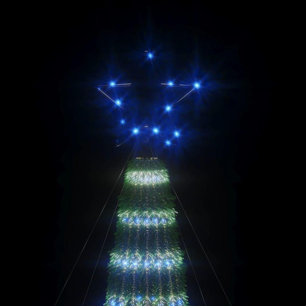 LED-juletræ 275 LED'er 180 cm blåt lys