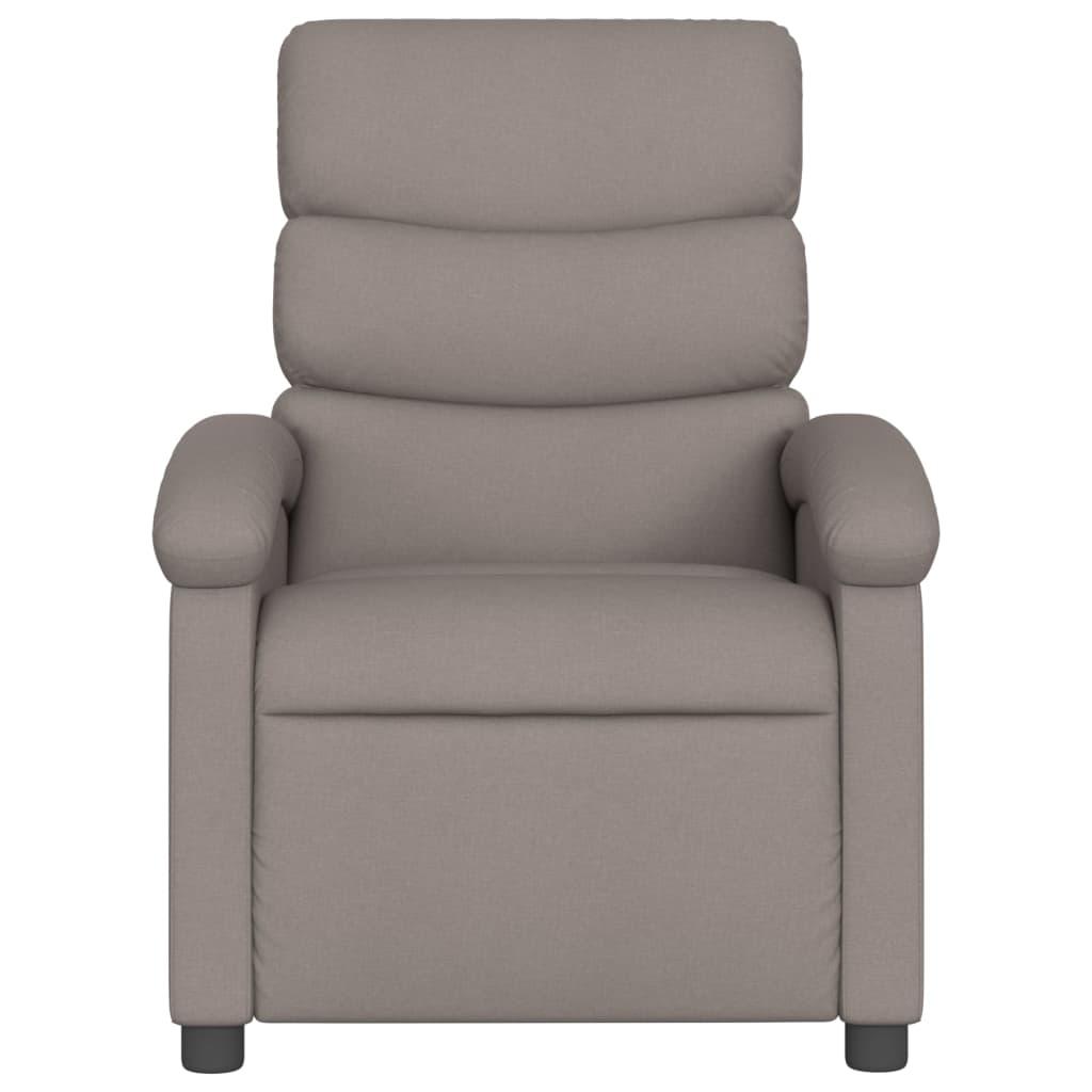 Massagestol stof gråbrun