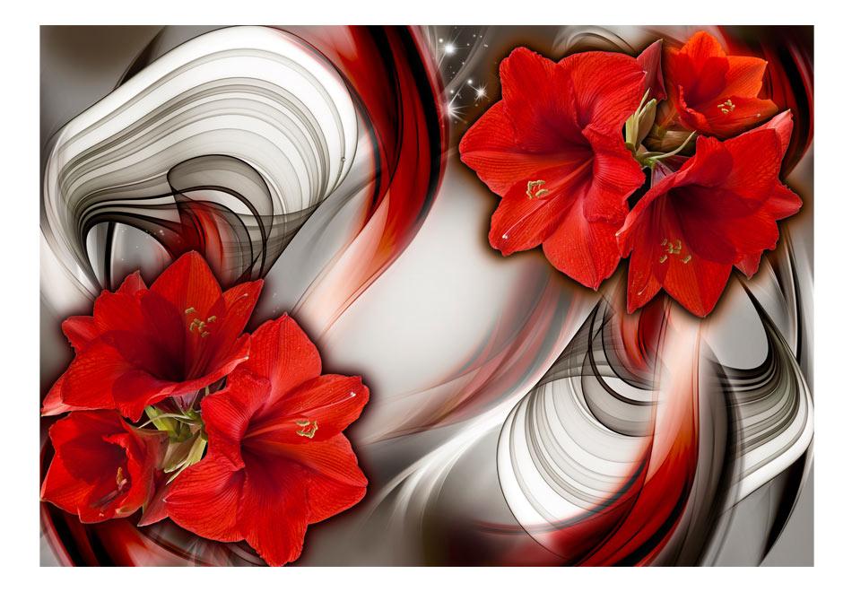 Fototapet - Amaryllis - Ballad of the Red