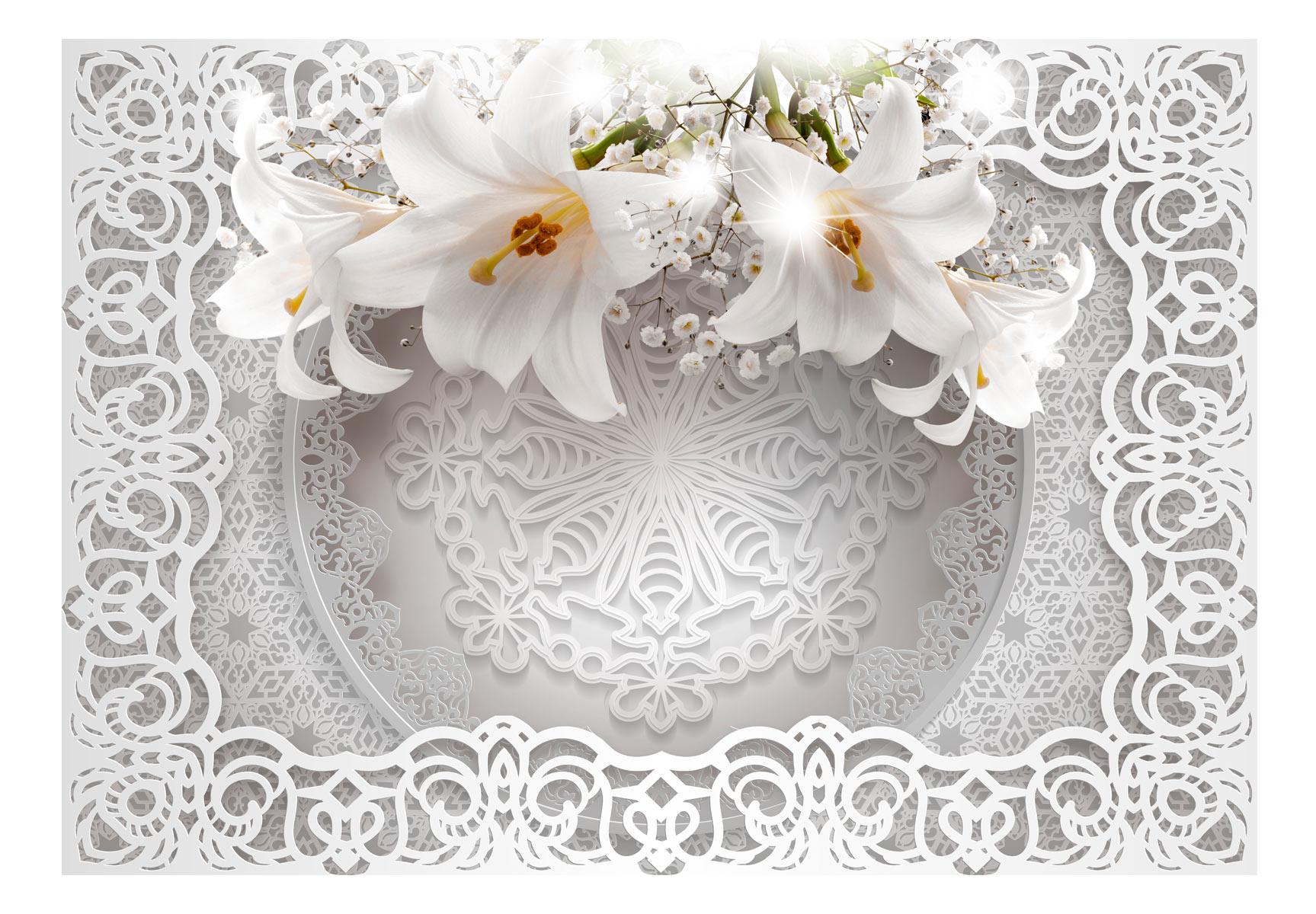 Fototapet - Lilies and Ornaments