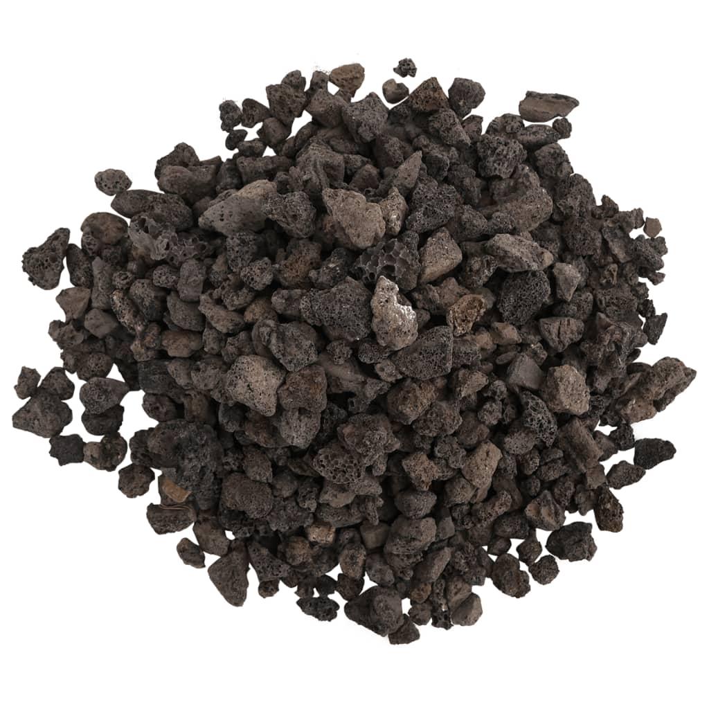Vulkanske sten 10 kg 1-2 cm sort