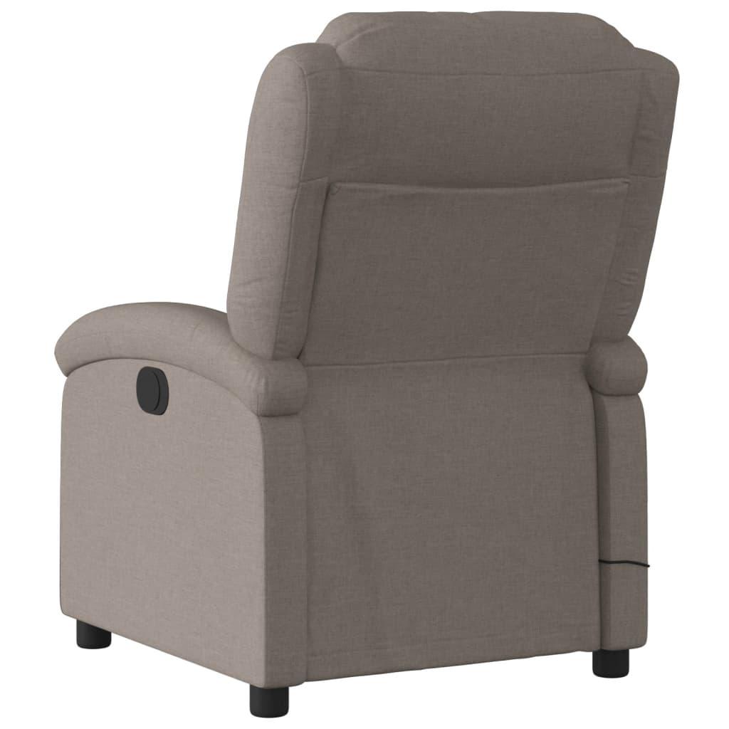 Massagestol stof gråbrun