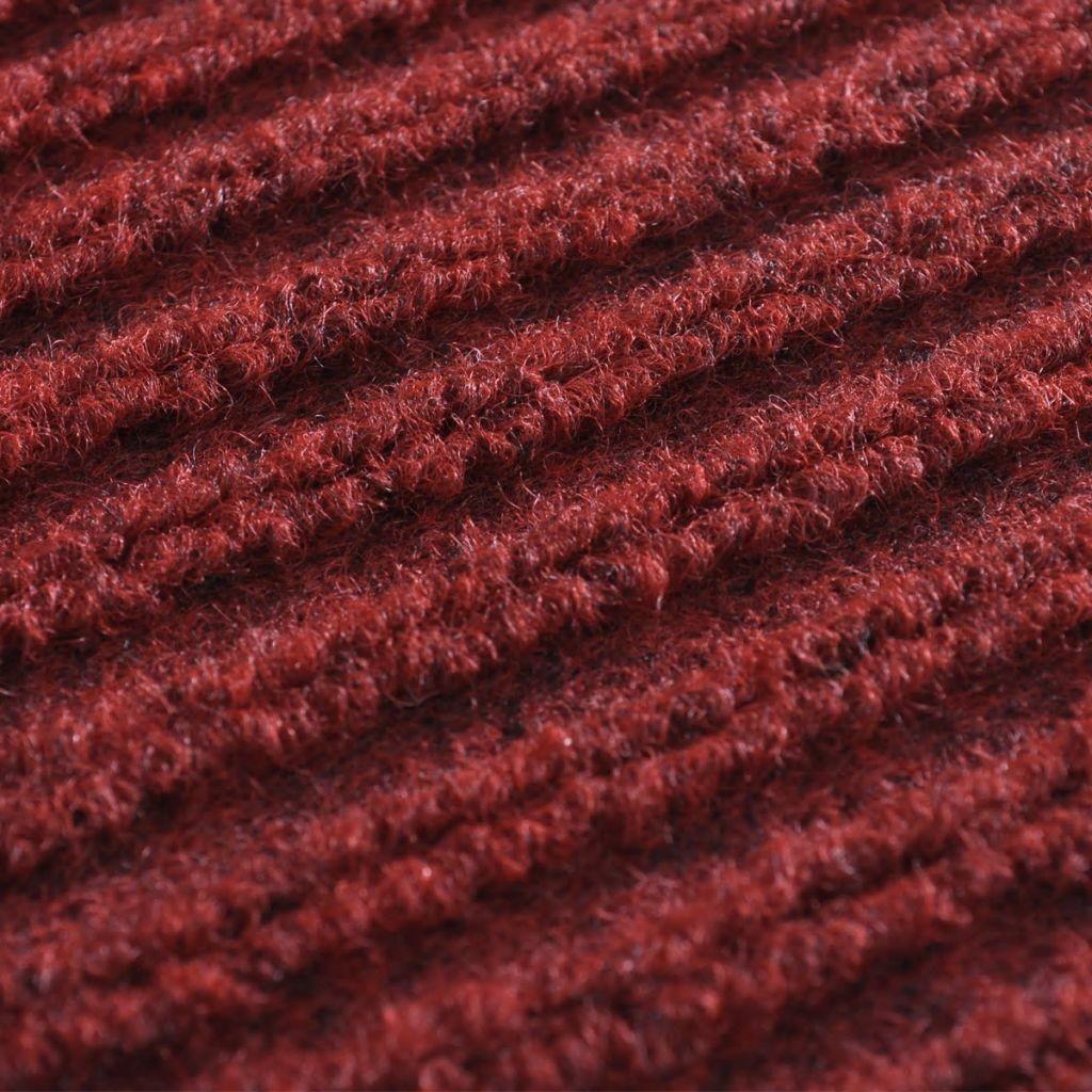 Dørmåtte PVC rød 90 x 60 cm
