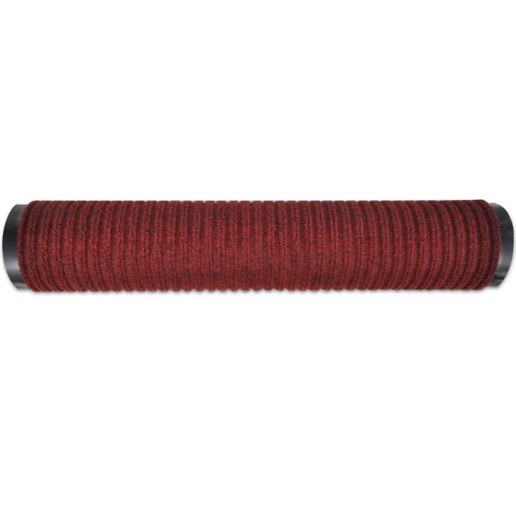 Dørmåtte PVC rød 90 x 60 cm