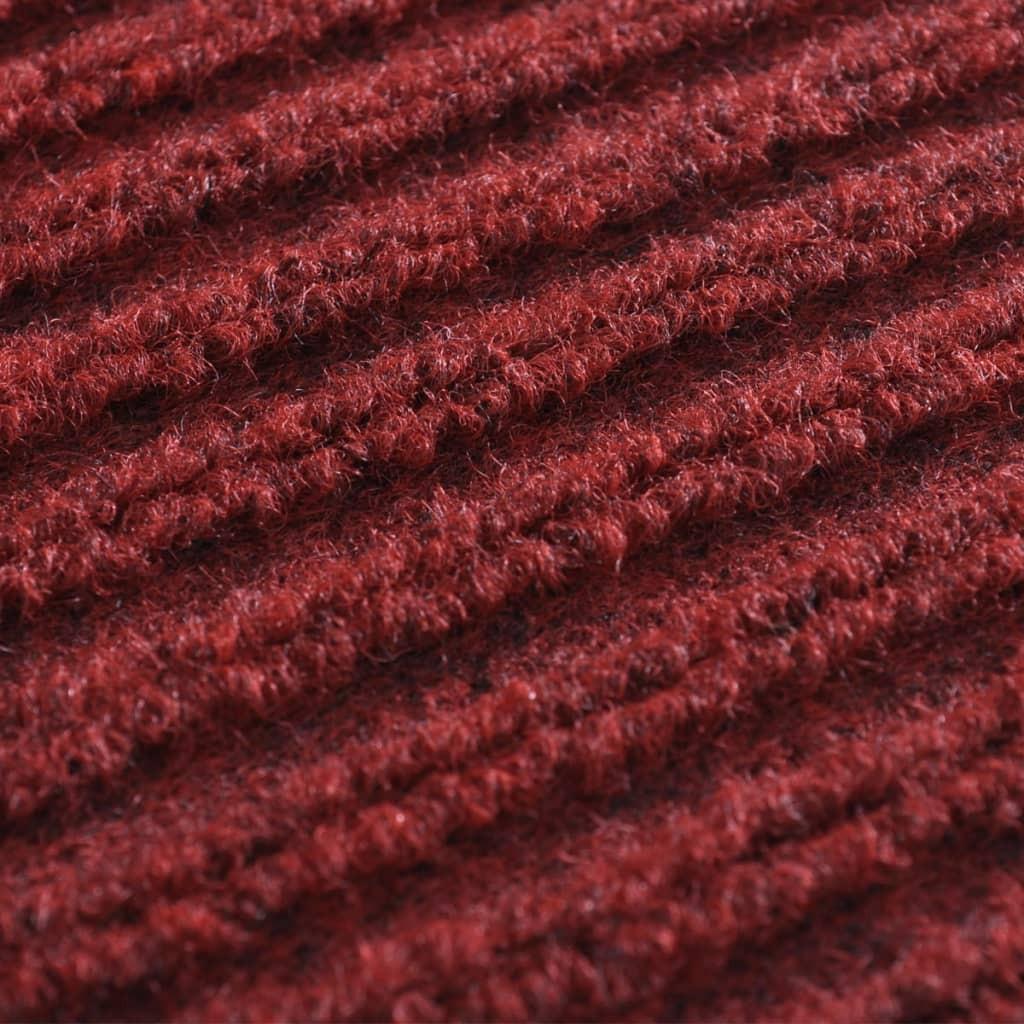 Rød PVC Dørmåtte 90 x 120 cm