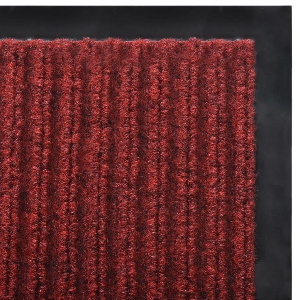 Rød PVC Dørmåtte 90 x 120 cm