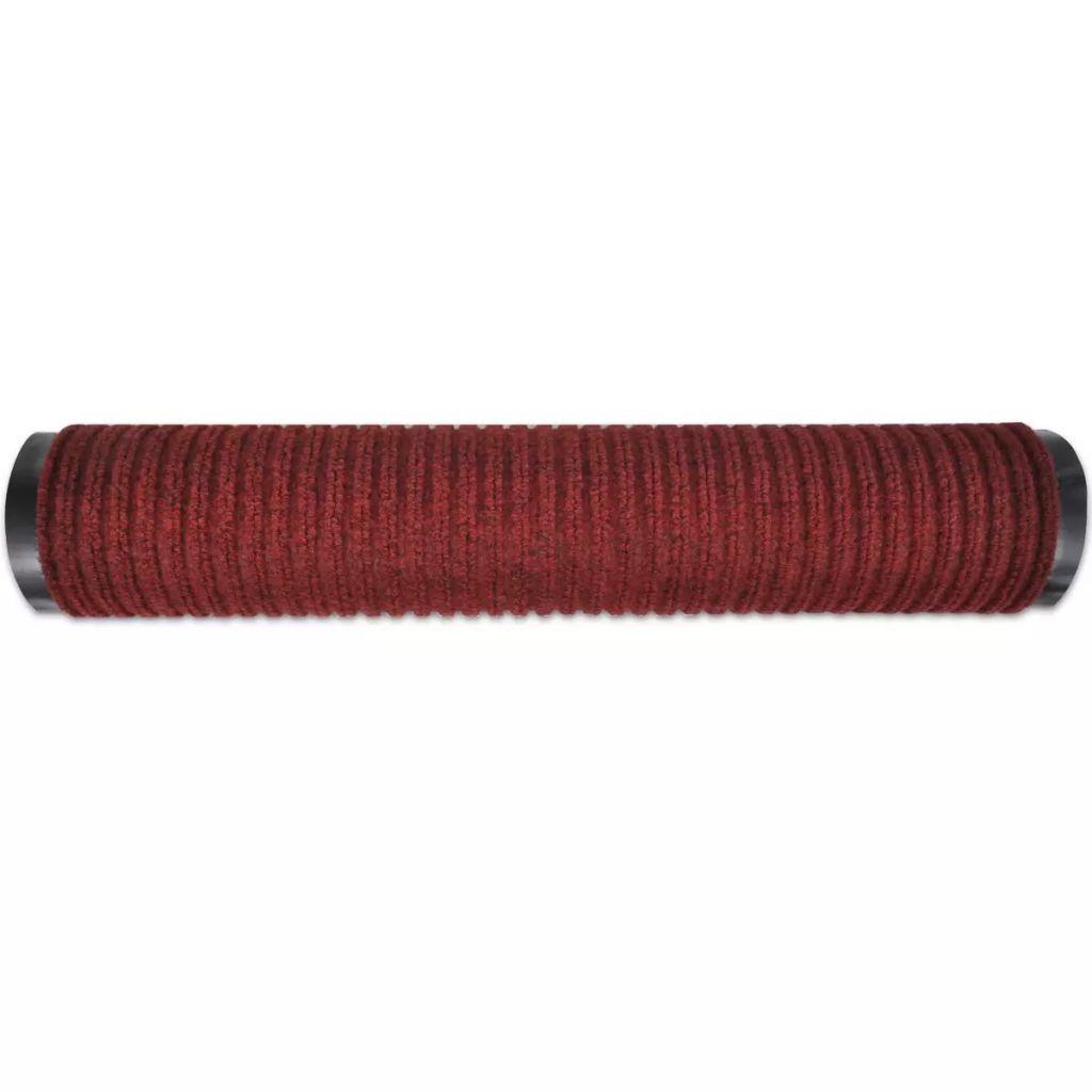 Rød PVC Dørmåtte 90 x 150 cm