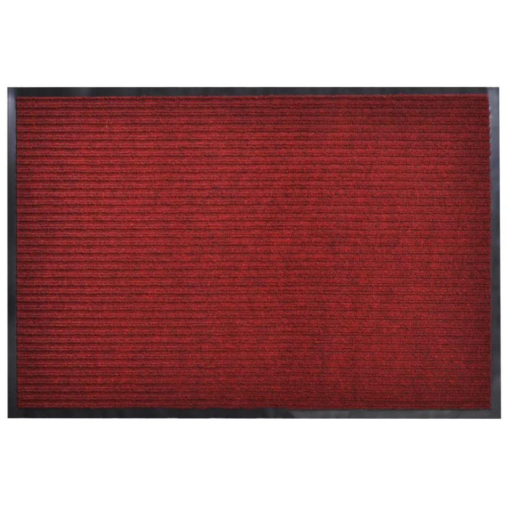 Rød PVC Dørmåtte 90 x 150 cm