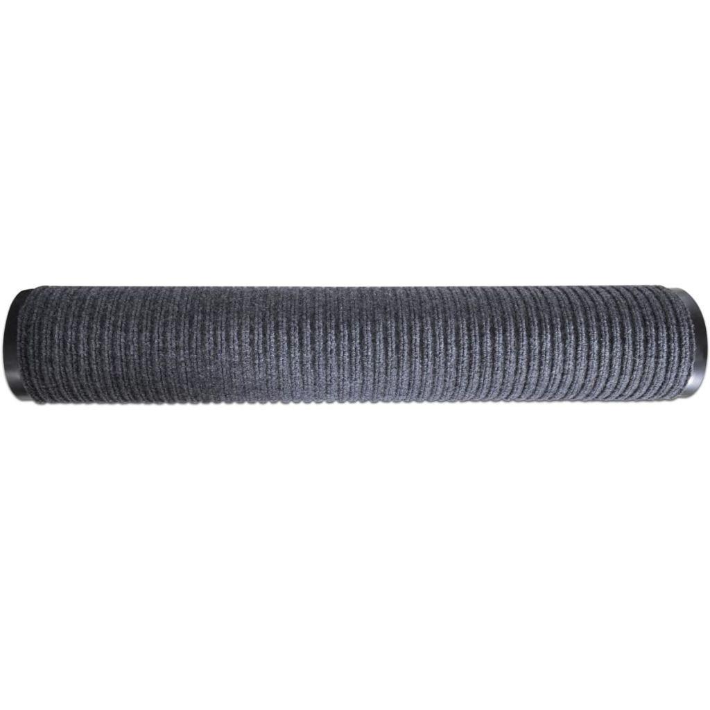 Dørmåtte PVC 90 x 60 cm grå