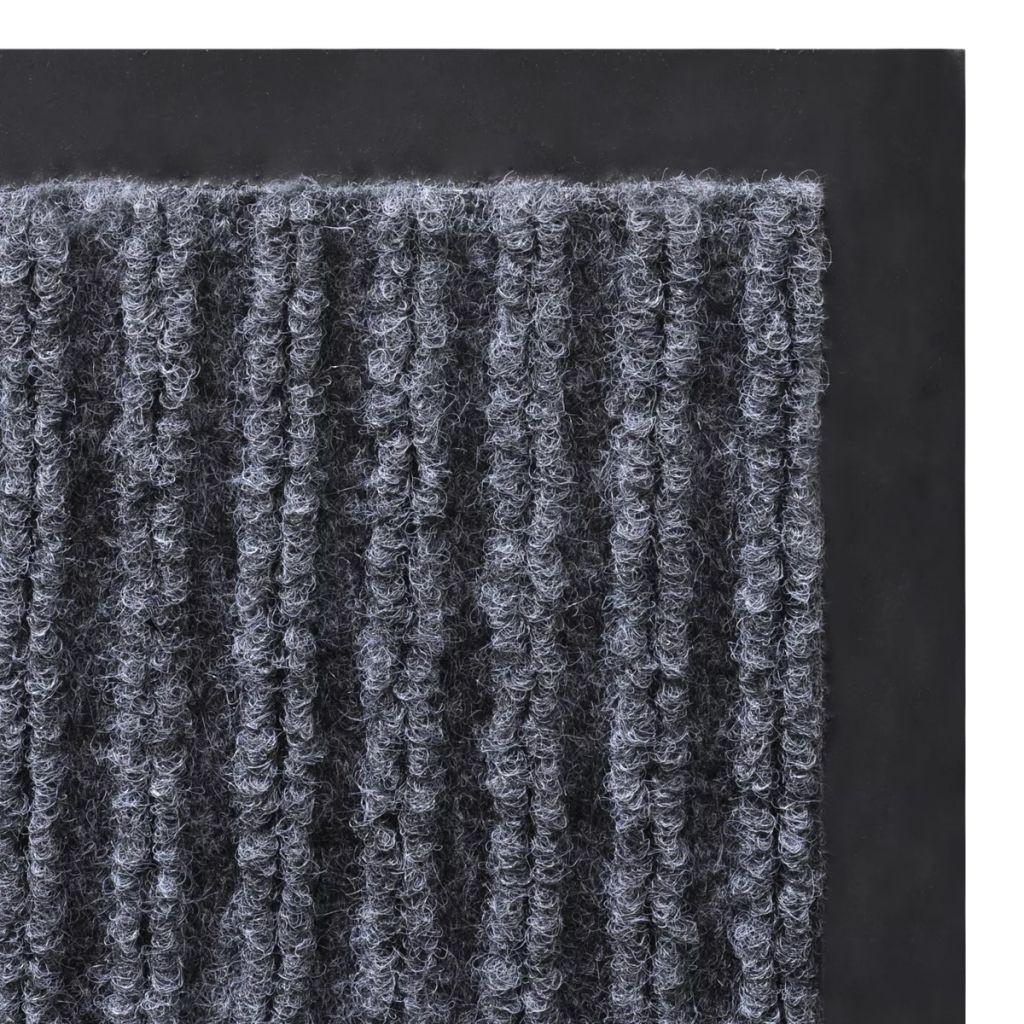 Dørmåtte PVC 90 x 60 cm grå