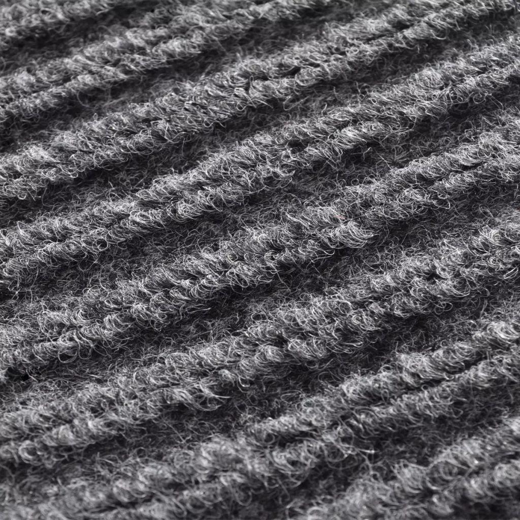 Dørmåtte PVC 90x120 cm grå