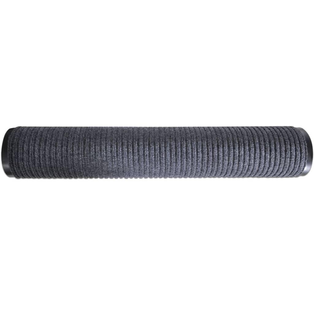 Dørmåtte PVC 90x120 cm grå