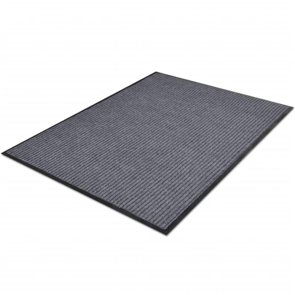 Dørmåtte PVC 90 x 150 cm grå
