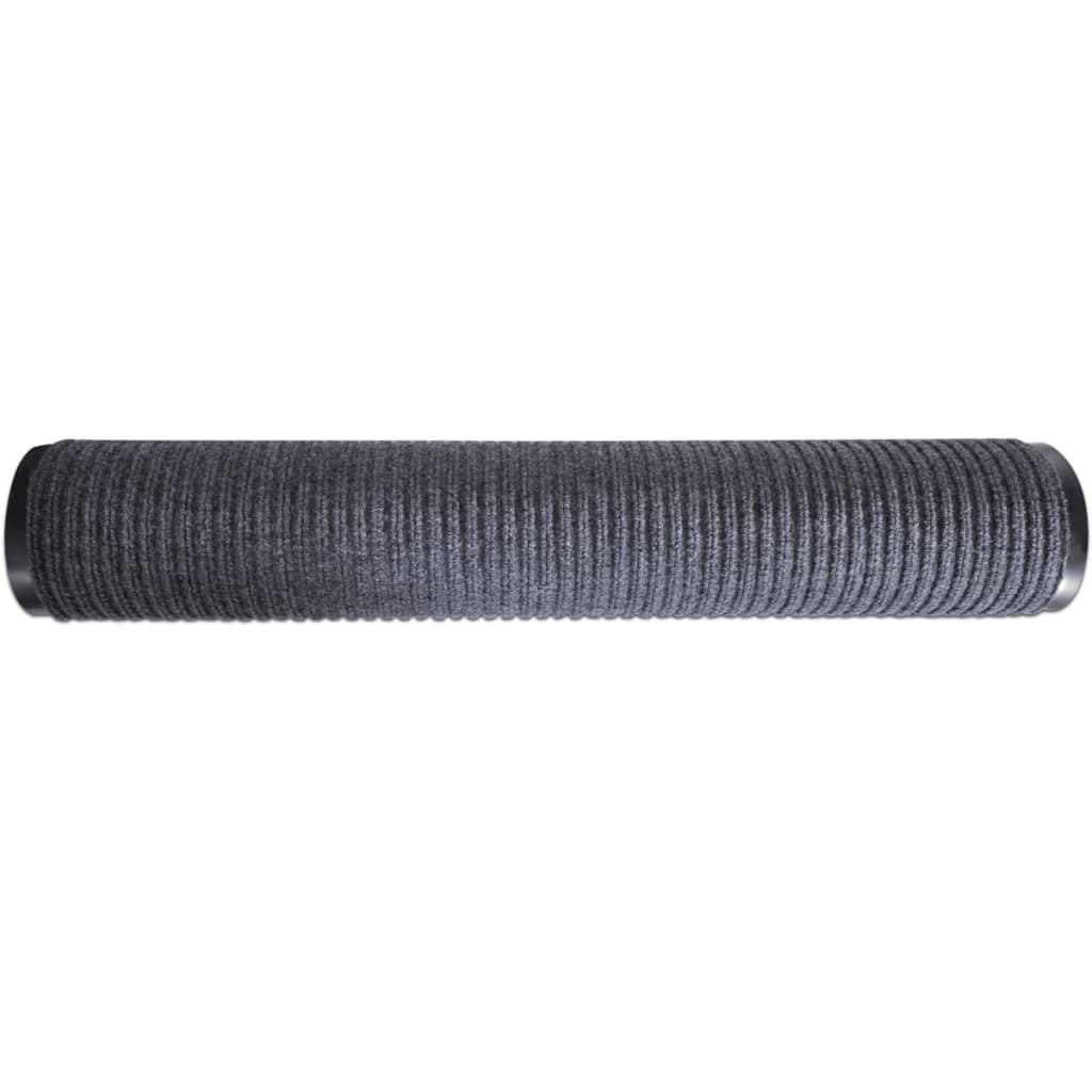 Dørmåtte PVC 90 x 150 cm grå