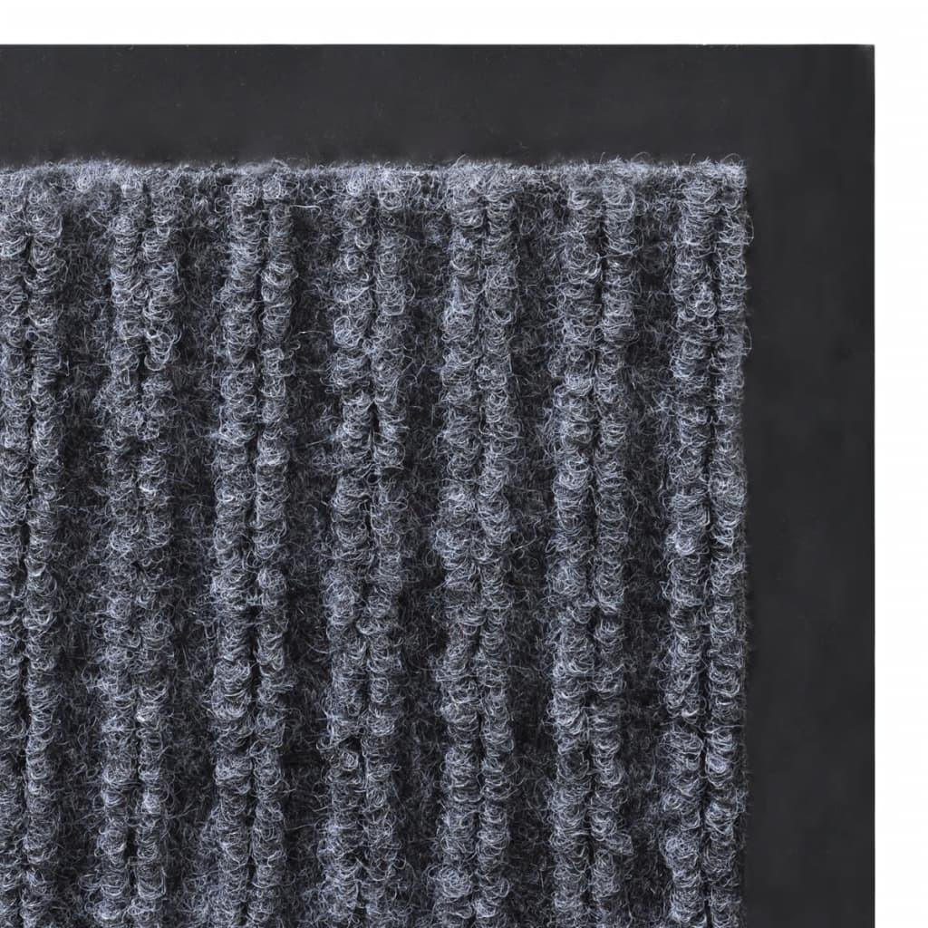 Dørmåtte PVC 90 x 150 cm grå