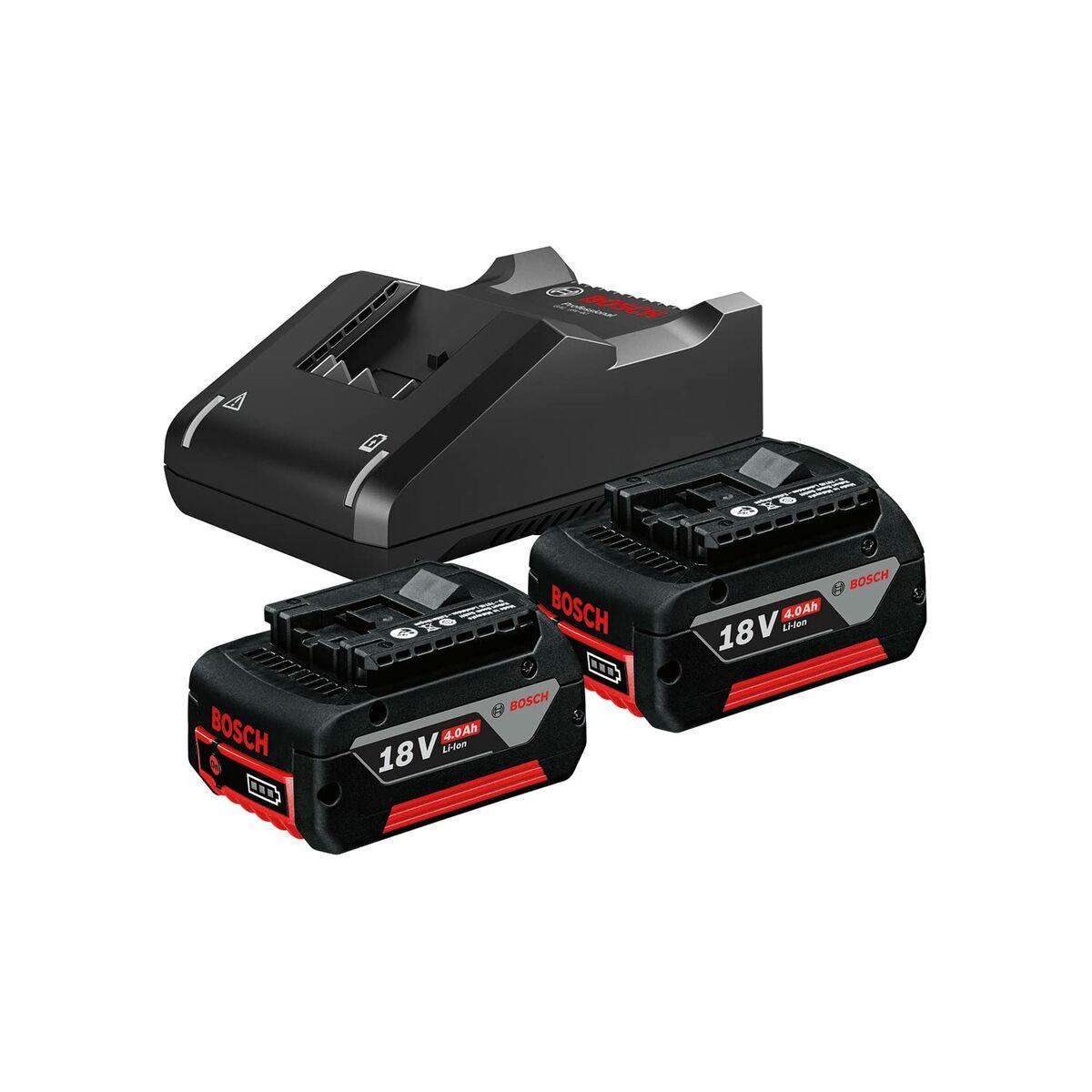 Oplader og genopladeligt batterisæt BOSCH 1 600 A01 9S0 4 Ah 18 V