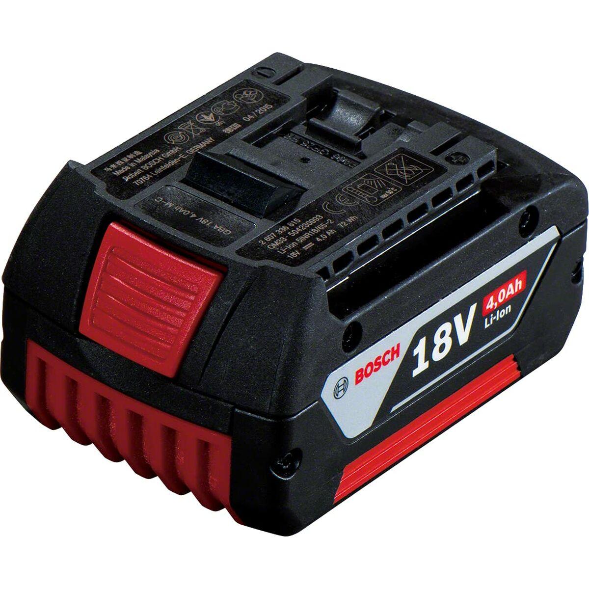 Oplader og genopladeligt batterisæt BOSCH 1 600 A01 9S0 4 Ah 18 V