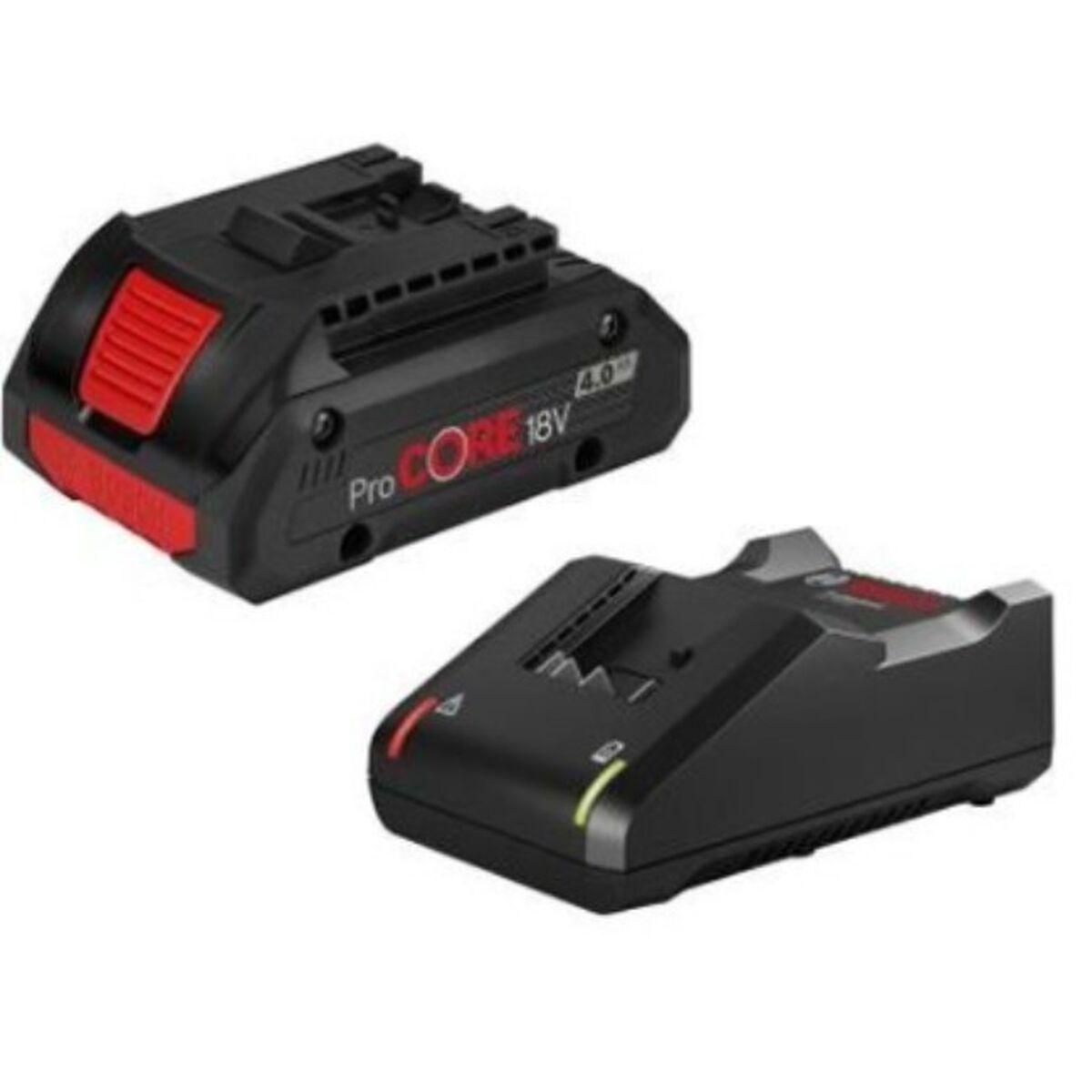 Oplader og genopladeligt batterisæt BOSCH ProCORE 4 Ah 18 V