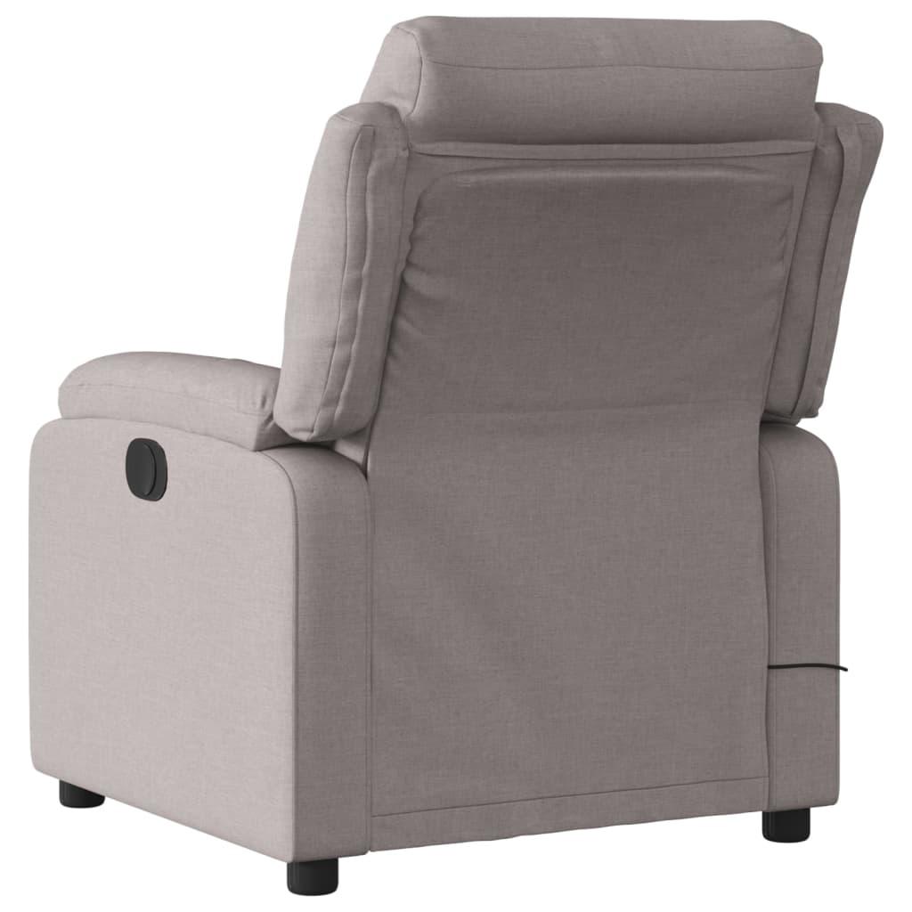 Massagestol stof gråbrun