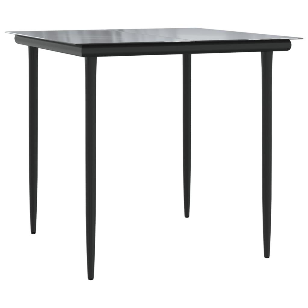 Spisebordssæt til haven 5 dele med hynder polyrattan beige