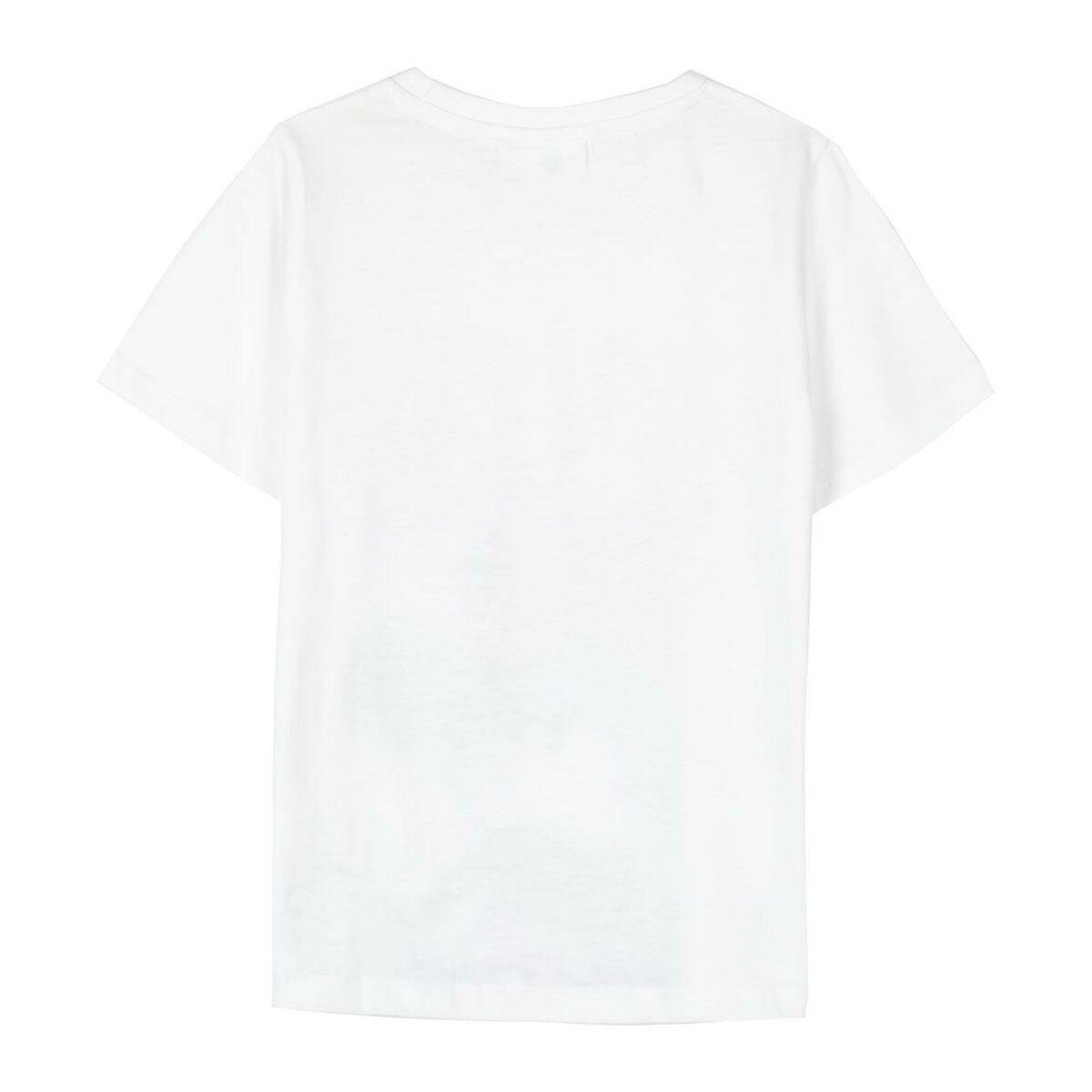 Børne Kortærmet T-shirt Minnie Mouse Hvid 6 år