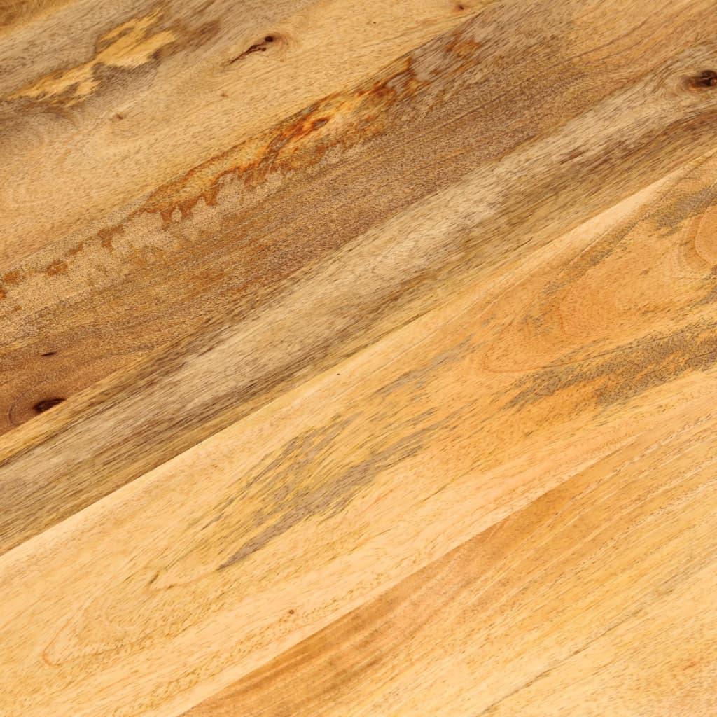 Bordplade Ø50x3,8 cm rund massivt mangotræ