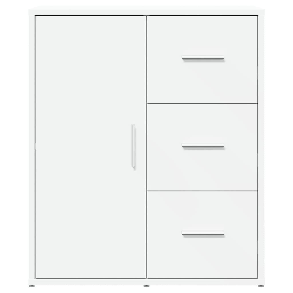 Skænk 60x31x70 cm konstrueret træ hvid
