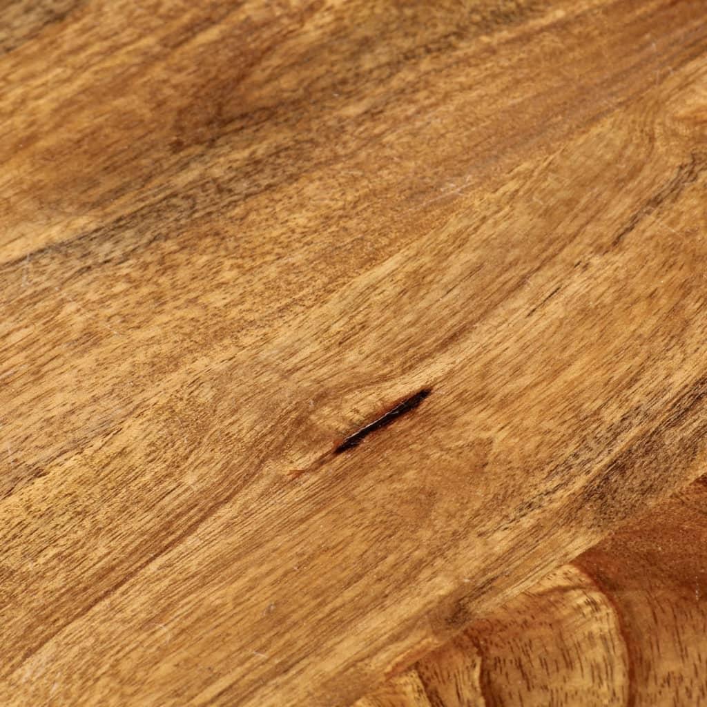 Bordplade Ø50x2,5 cm rund massivt mangotræ