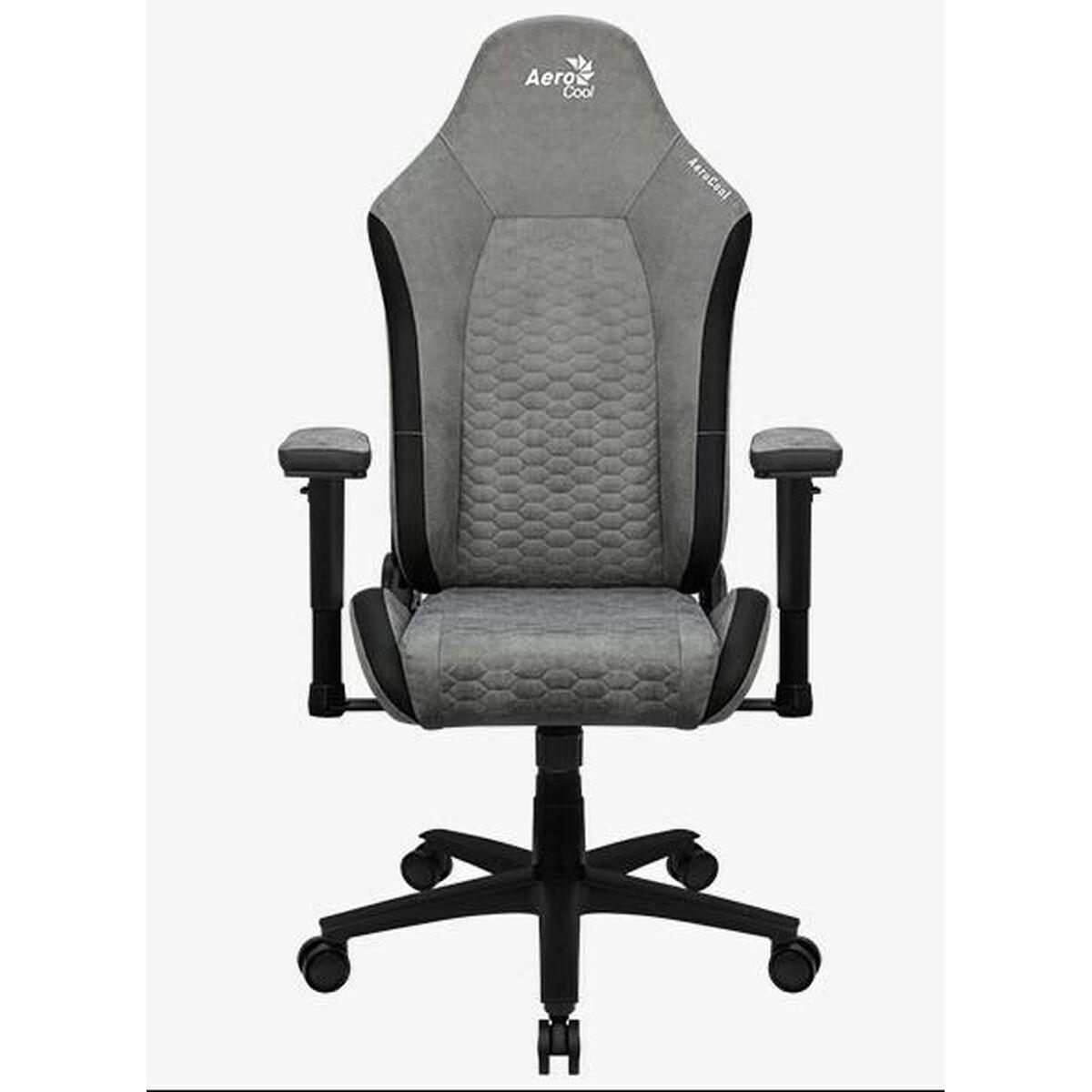 Gaming-stol Aerocool Crown AeroSuede Sort Grå