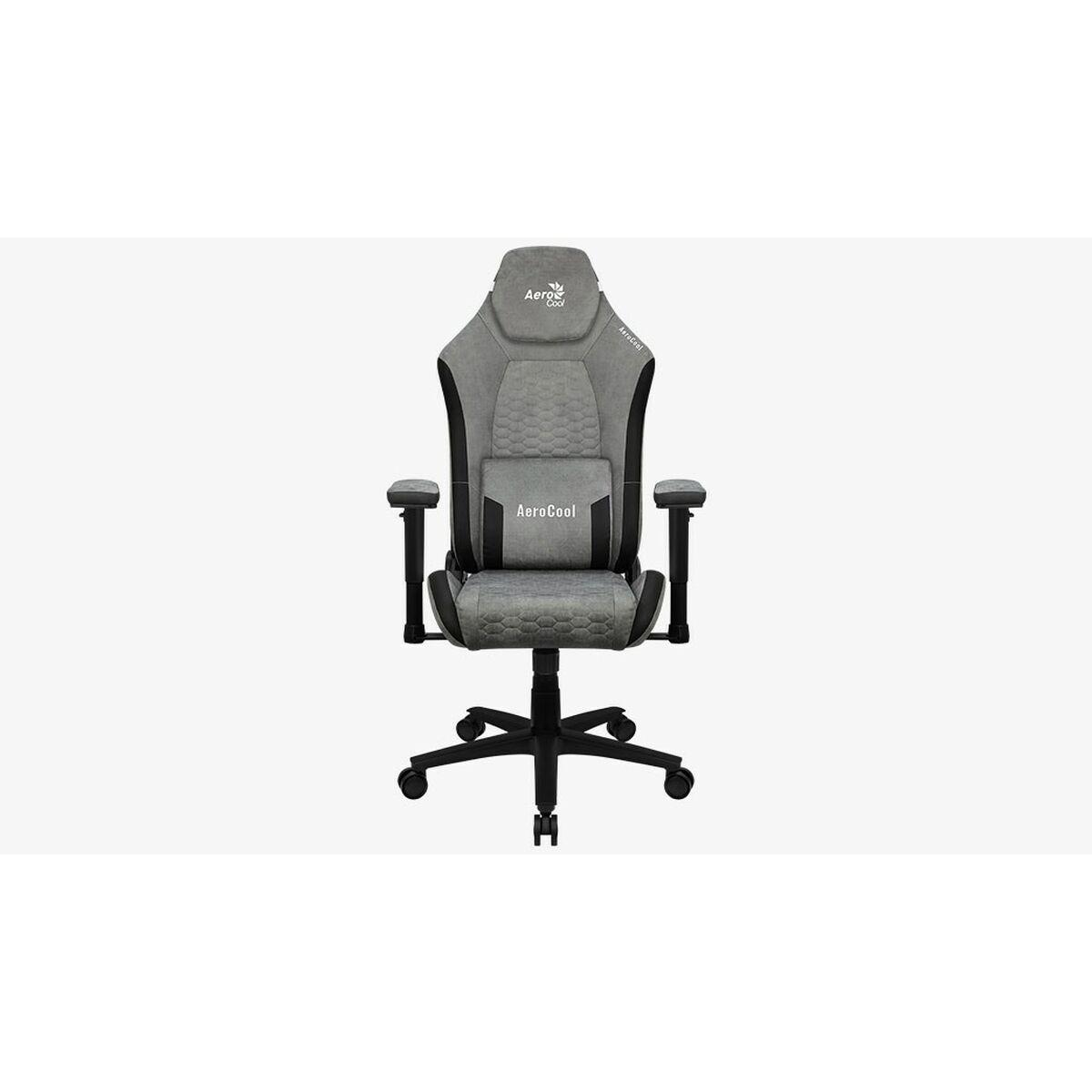 Gaming-stol Aerocool Crown AeroSuede Sort Grå