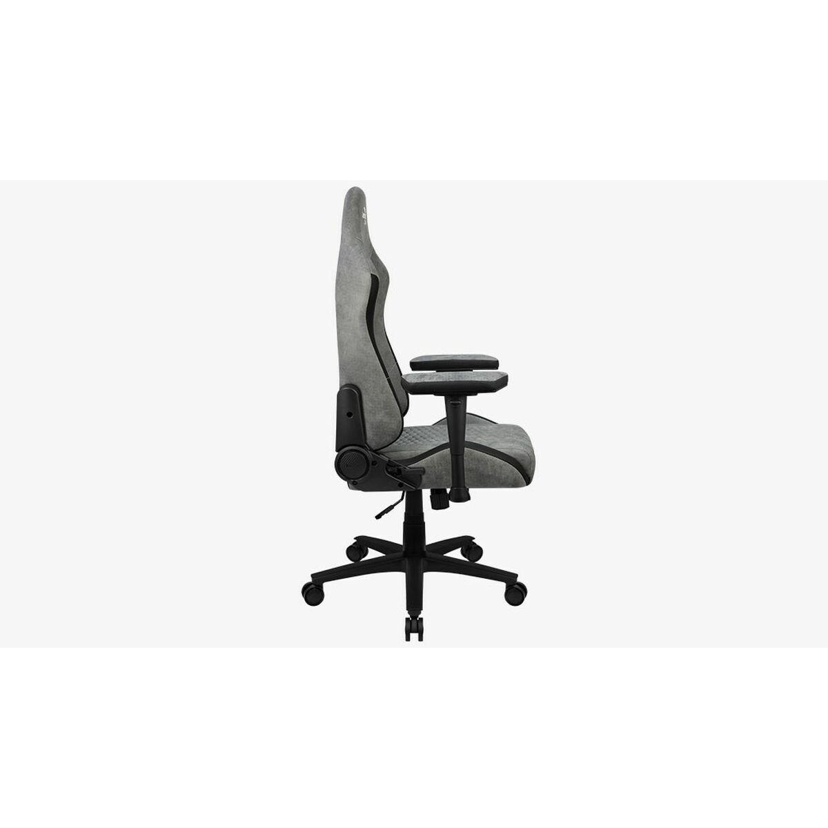 Gaming-stol Aerocool Crown AeroSuede Sort Grå