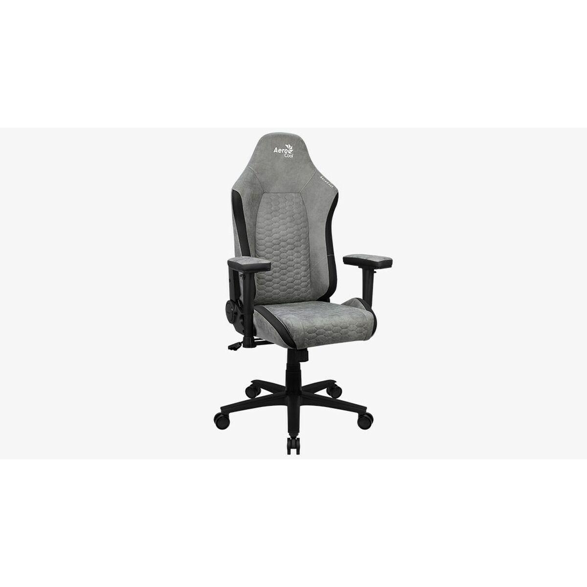 Gaming-stol Aerocool Crown AeroSuede Sort Grå