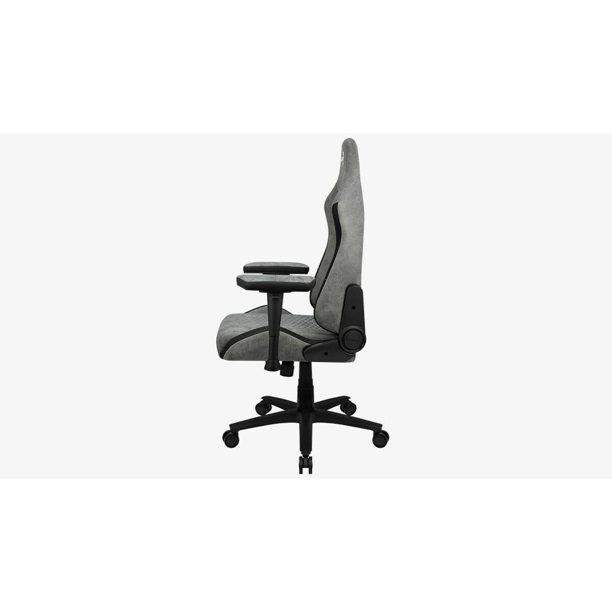 Gaming-stol Aerocool Crown AeroSuede Sort Grå