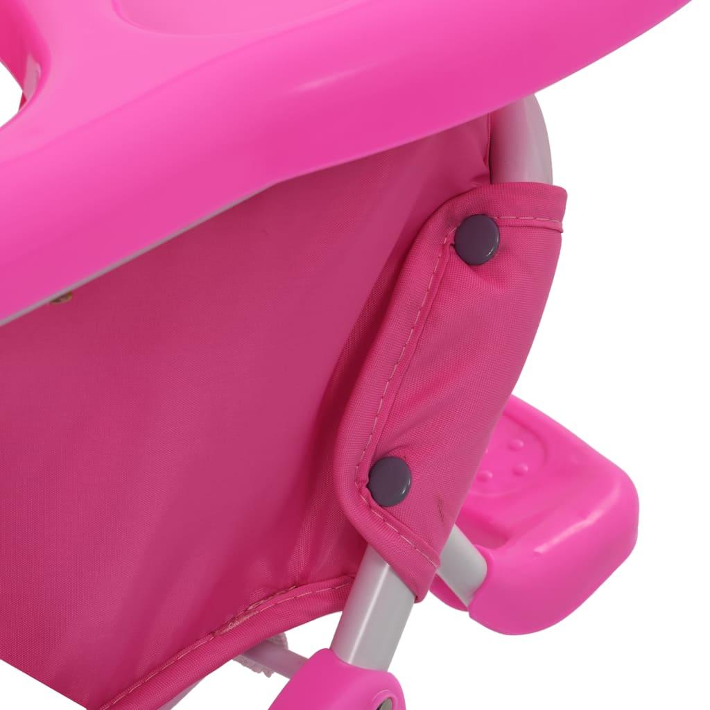 Højstol pink og hvid