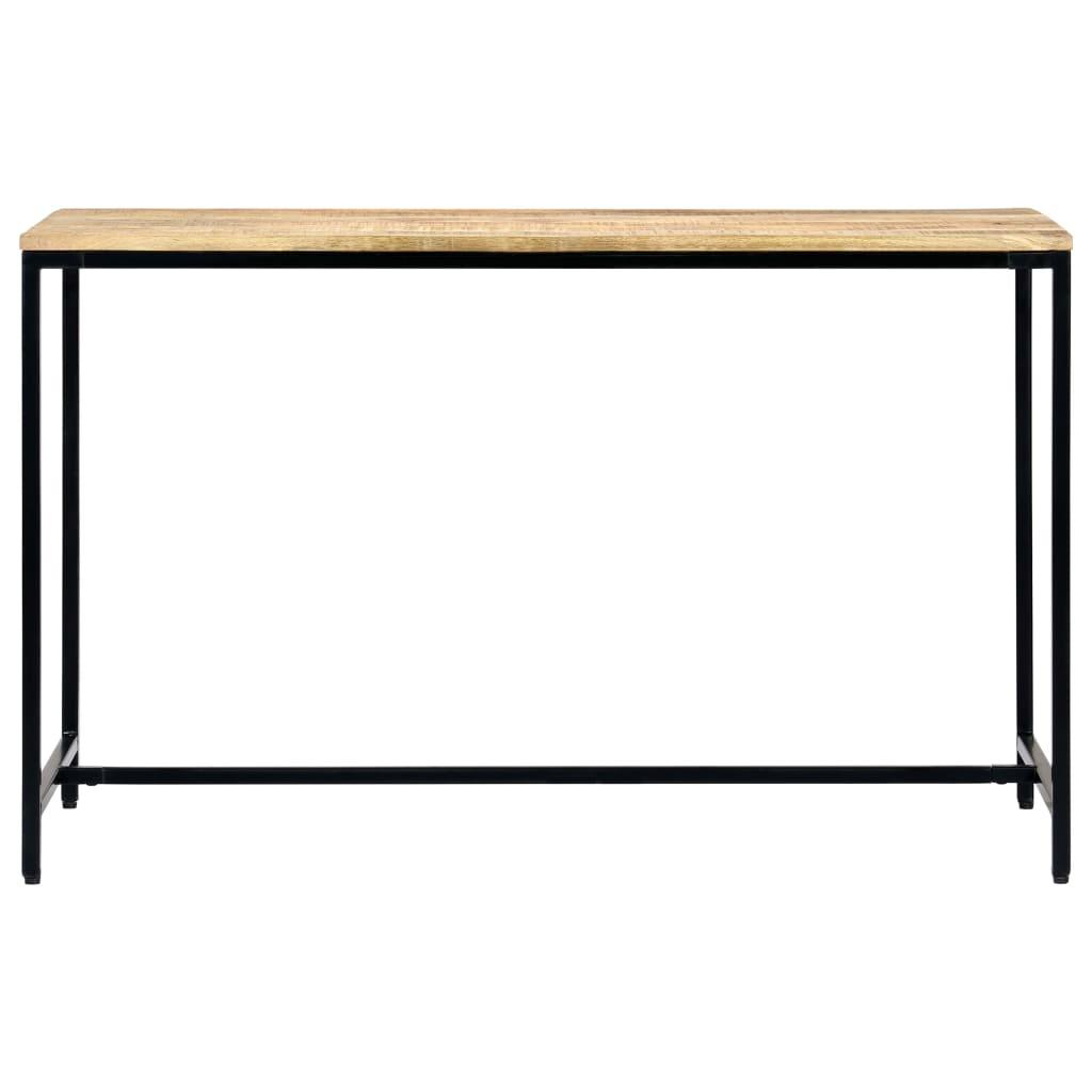 Spisebord 120 x 60 x 75 cm massivt ru mangotræ