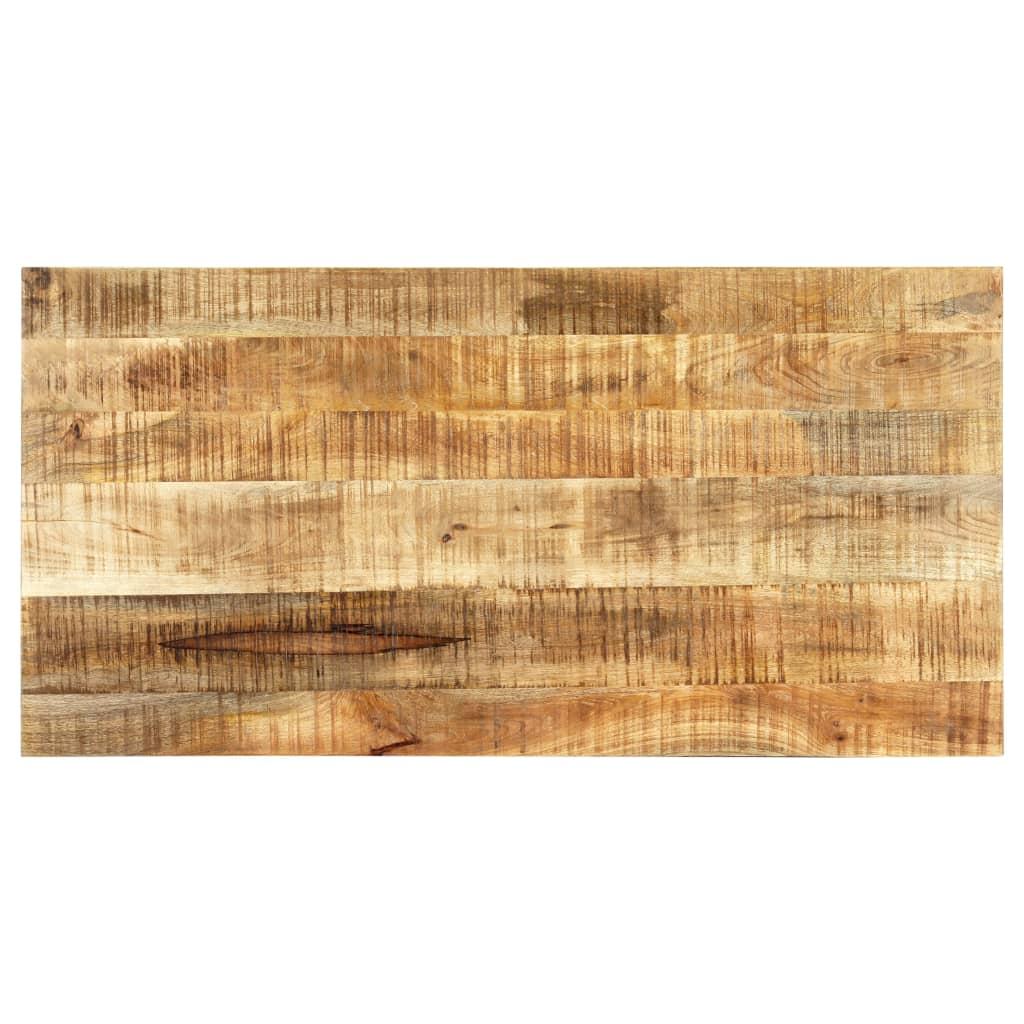 Spisebord 120 x 60 x 75 cm massivt ru mangotræ
